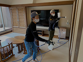 ウイルス対策｜有限会社ハートホーム｜一般戸建て住宅・大型商業施設・宿泊施設・ホテル・旅館・病院の建築設計施工と抗菌施工ができる工務店｜静岡県駿東郡小山町須走